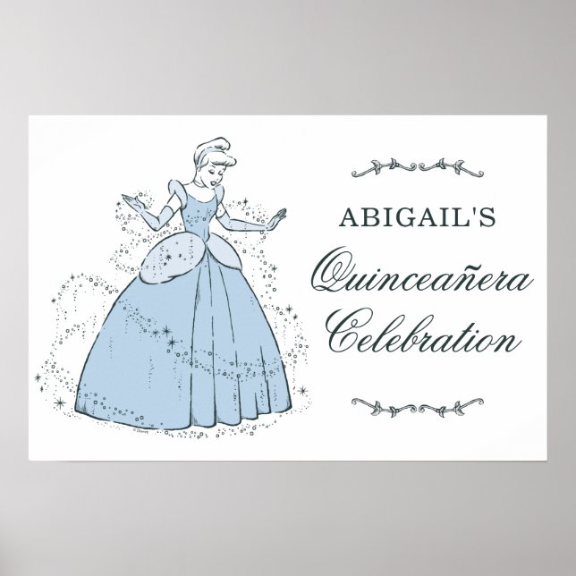 Cinderella Castle | Fairy Tale Quinceanera Poster (Front)