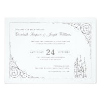 Cinderella Castle | Fairytale Wedding Invitation