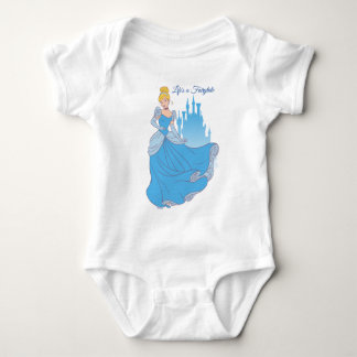 Cinderella & Castle Graphic Baby Bodysuit