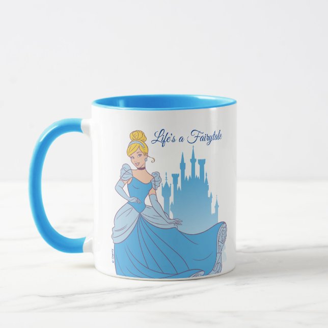 Cinderella & Castle Graphic Mug (Left)