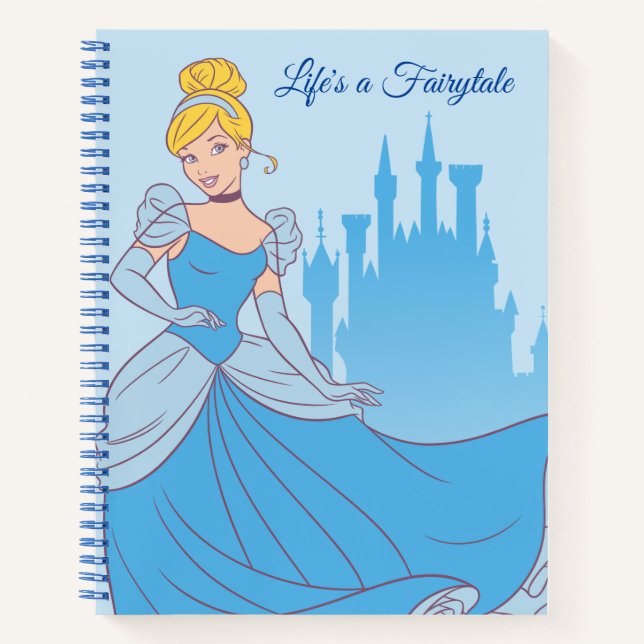 Cinderella & Castle Graphic Notebook (Front)