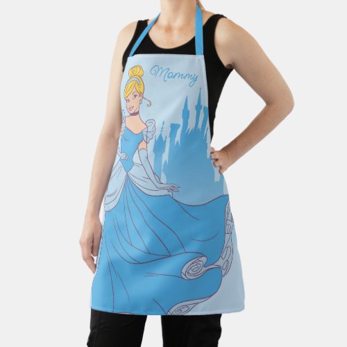 Cinderella  Castle Graphic Personalized Apron