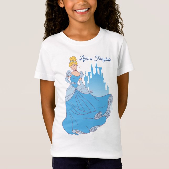Cinderella & Castle Graphic T-Shirt (Front)