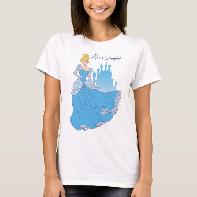 Cinderella & Castle Graphic T-Shirt (Front)