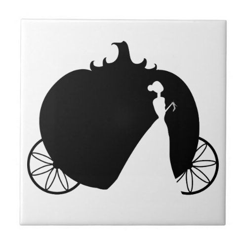 Cinderella Coach Ceramic Tile