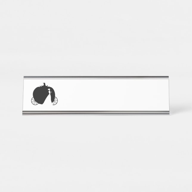 Cinderella Coach Desk Name Plate (Front)