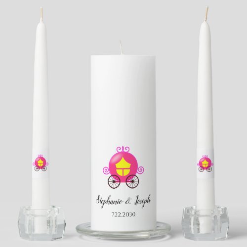 Cinderella Coach Fairy Tale Wedding Unity Candle