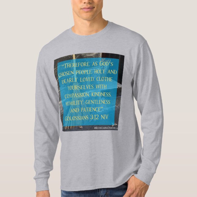 Cinderella Colossians 3:12 Long Sleeve Shirt (Front)