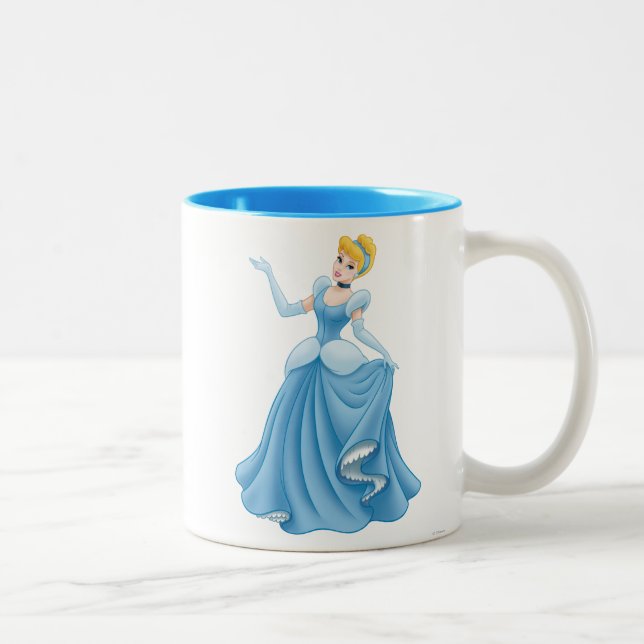 Cinderella Dancing Two-Tone Coffee Mug (Right)