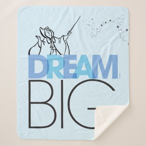 Cinderella  Dream Big Sherpa Blanket