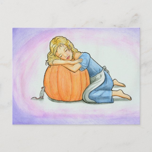 Cinderella Dreaming Postcard (Front)