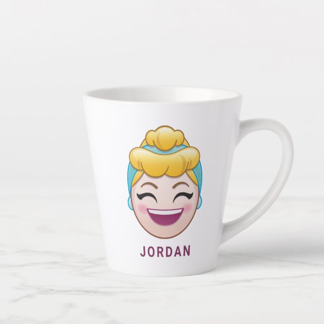 Cinderella Emoji | Cinderella - Happy Latte Mug (Right)