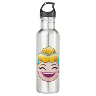 Cinderella Emoji Cinderella - Happy Stainless Steel Water Bottle