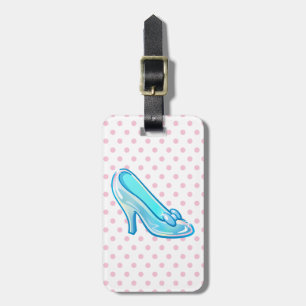 Cinderella Emoji Glass Slipper Luggage Tag