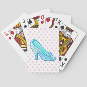 Cinderella Emoji Glass Slipper Playing Cards