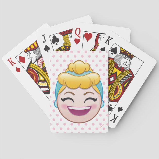 Cinderella Emoji | Happy Playing Cards (Back)