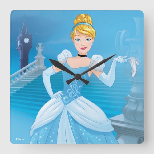 Cinderella  Express Yourself Square Wall Clock