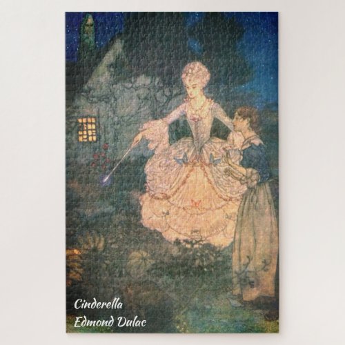 Cinderella Fairy Godmother Elegant Historic Art Jigsaw Puzzle