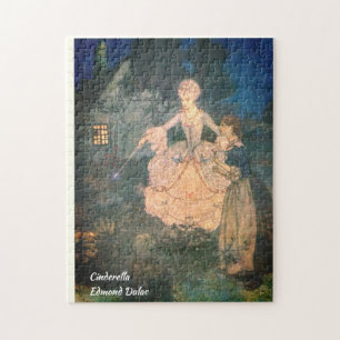 Cinderella Fairy Godmother Old Book Illustration Jigsaw Puzzle