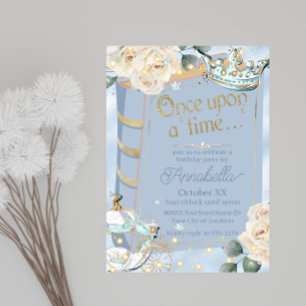 Cinderella Fairy Tale Book Cover Invitation