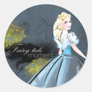 Cinderella Fairy Tale Moment Classic Round Sticker