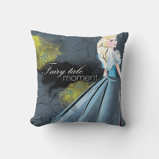 Cinderella Fairy Tale Moment Throw Pillow (Front)