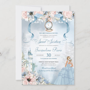 Cinderella Fairy Tale Princess Sweet 16 Birthday I Invitation