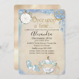 Cinderella Fairy Tale Theme Altered Invitation