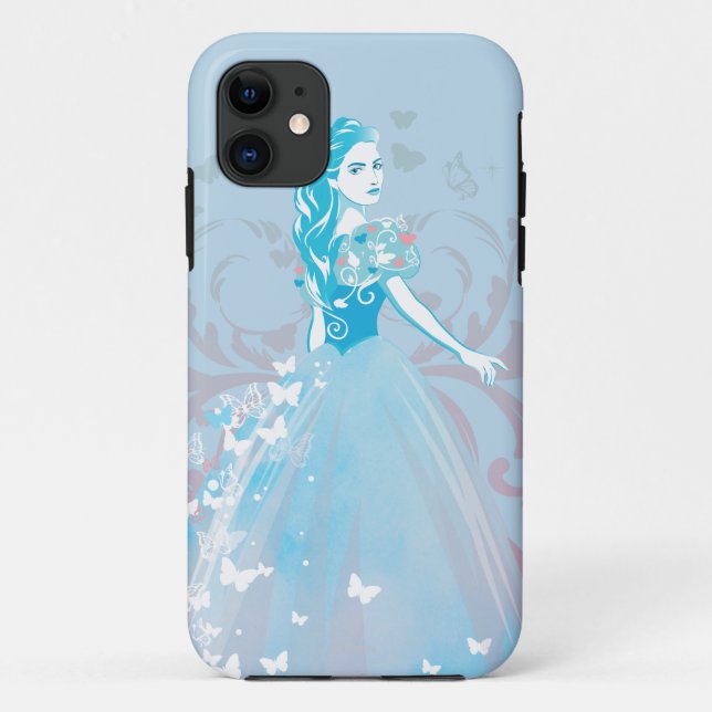Cinderella Fanciful Butterfly Flourish Case-Mate iPhone Case (Back)