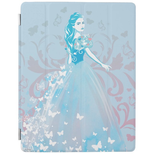 Cinderella Fanciful Butterfly Flourish iPad Smart Cover (Front)