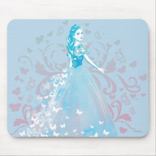 Cinderella Fanciful Butterfly Flourish Mouse Pad