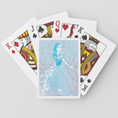 Cinderella Fanciful Butterfly Flourish Poker Cards