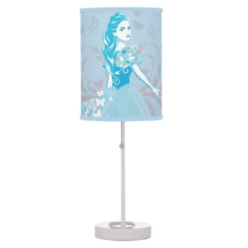 Cinderella Fanciful Butterfly Flourish Table Lamp