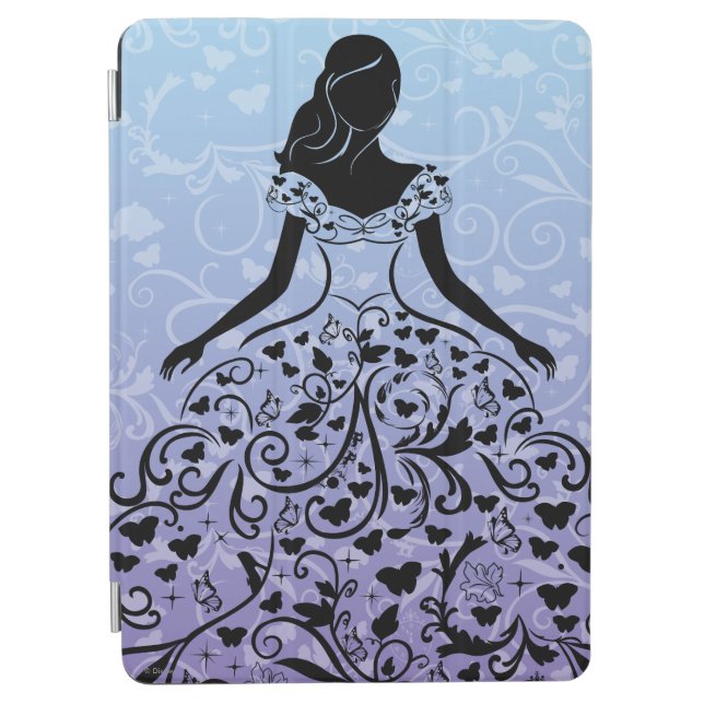 Cinderella Fanciful Dress Silhouette iPad Air Cover (Front)
