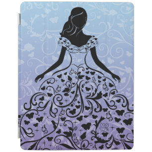 Cinderella Fanciful Dress Silhouette iPad Smart Cover