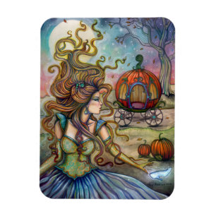 Cinderella Fantasy Art by Molly Harrison Magnet