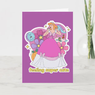 Cinderella "Feeling Super Cute" Badge Card