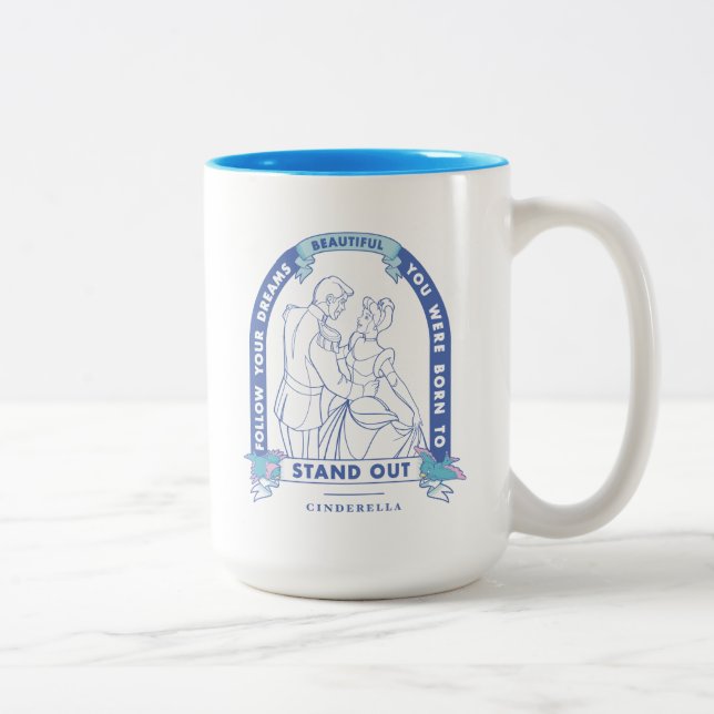 Cinderella | Follow Your Dreams Two-Tone Coffee Mug (Right)