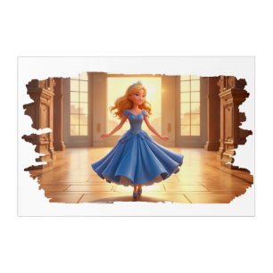 Cinderella Getting Ready – Magical Dress Transform Acrylic Print