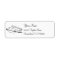 Cinderella Glass Slipper Address Label