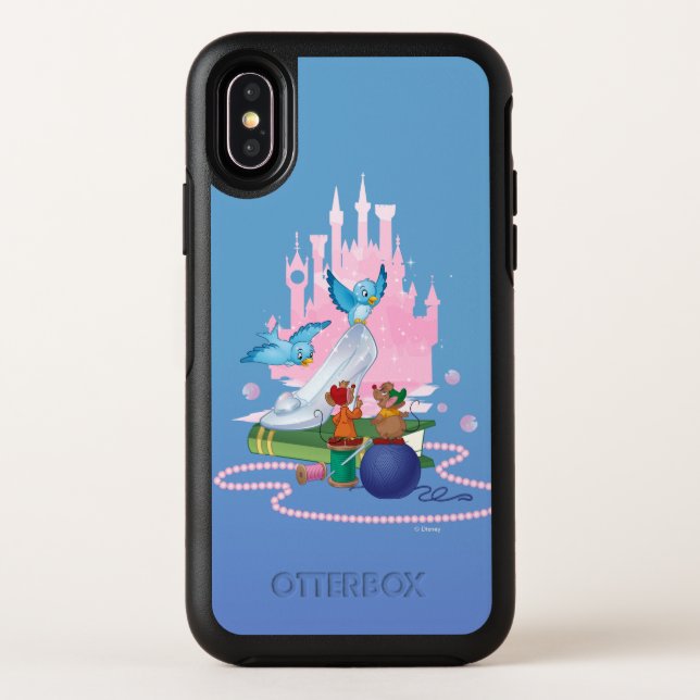 Cinderella | Glass Slipper And Mice Otterbox iPhone Case (Back)