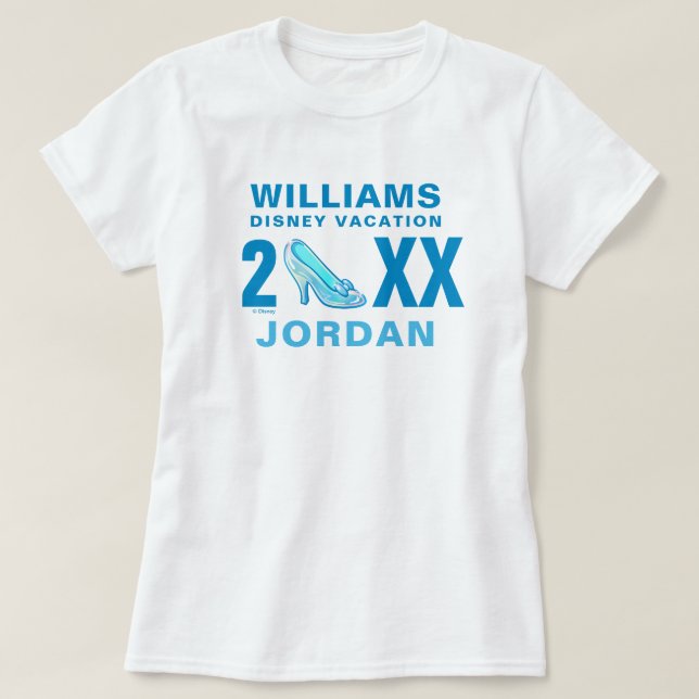 Cinderella | Glass Slipper - Family Vacation T-Shirt (Design Front)