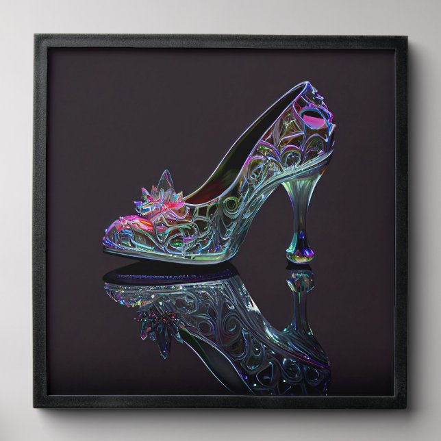 Cinderella Glass Slipper Peel And Stick Photo Tile (Front Set)