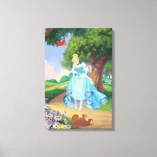 Cinderella  Glass Slippers Canvas Print