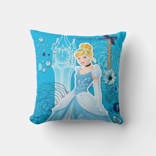 Cinderella _ Graceful Throw Pillow