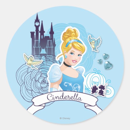 Cinderella _ Gracious Heart Classic Round Sticker