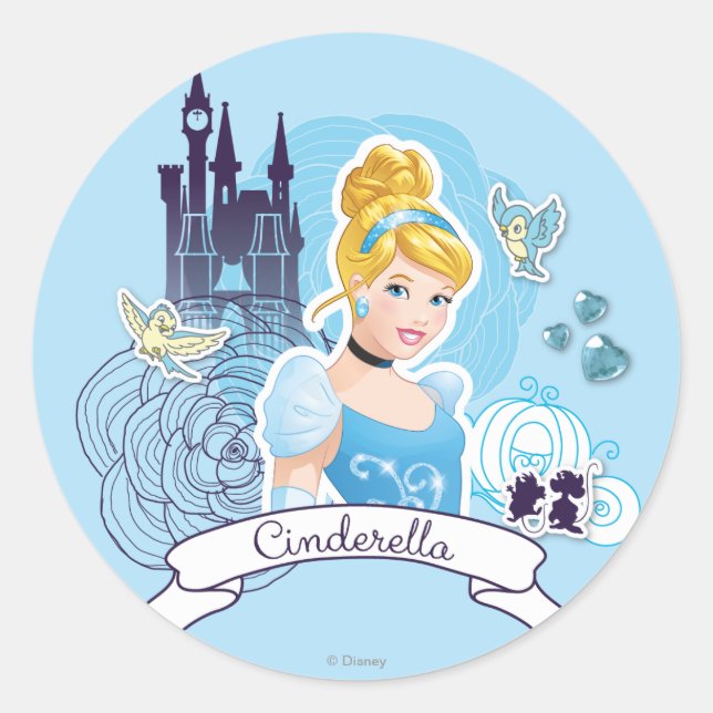 Cinderella - Gracious Heart Classic Round Sticker (Front)