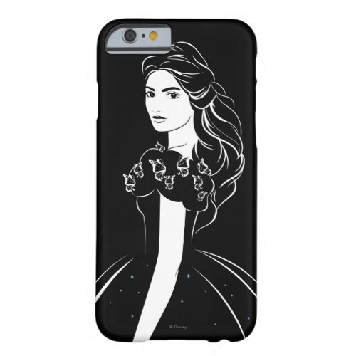 Cinderella Graphic on Black Barely There iPhone 6 Case