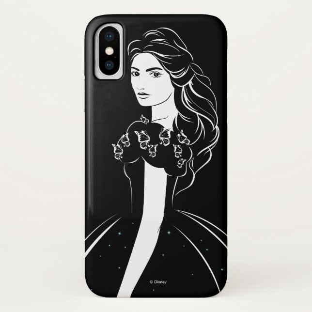 Cinderella Graphic on Black Case-Mate iPhone Case (Back)