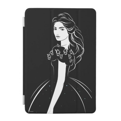 Cinderella Graphic on Black iPad Mini Cover